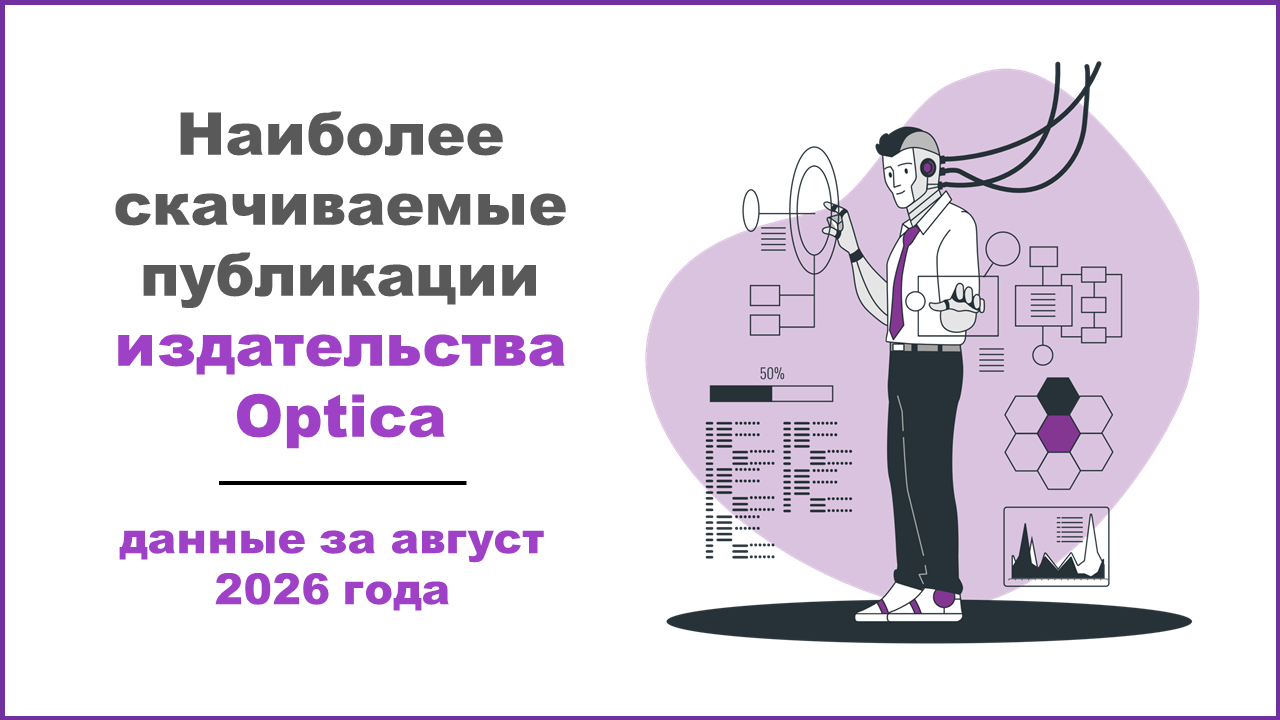 Наиболее скачиваемые публикации издательства Optica в августе 2026 года